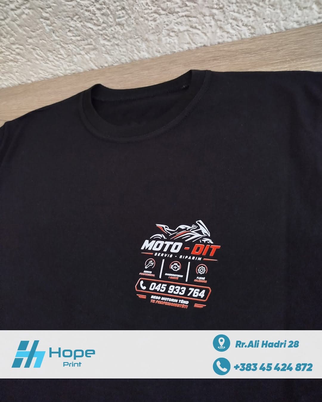 Maica me shtyp për Moto-DIT