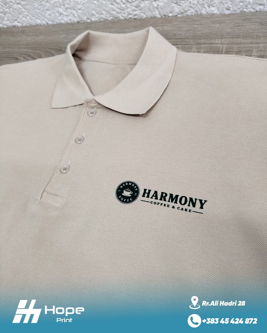 Uniforma stafi për Harmony Coffee