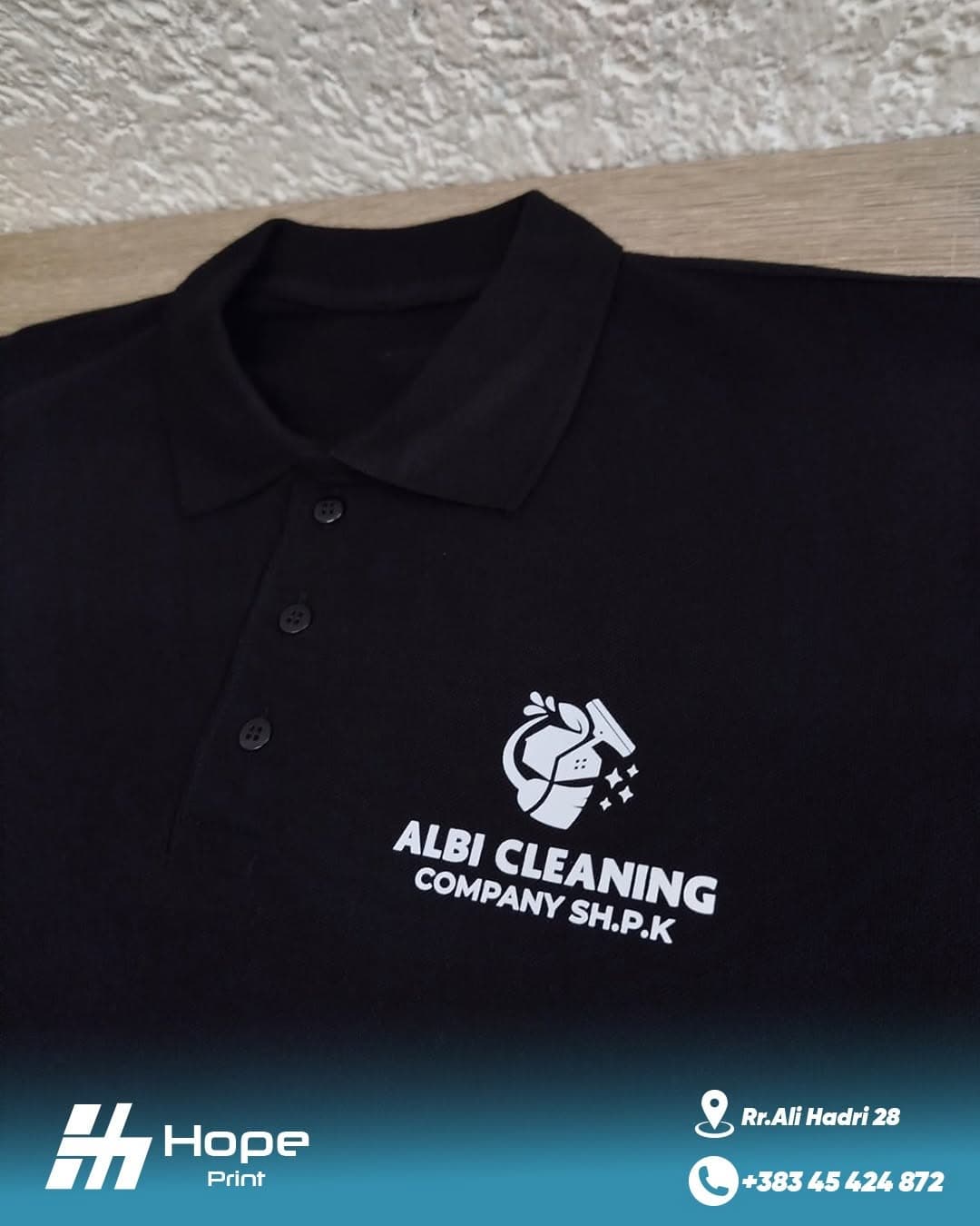 Uniforma pune për Albi Cleaning